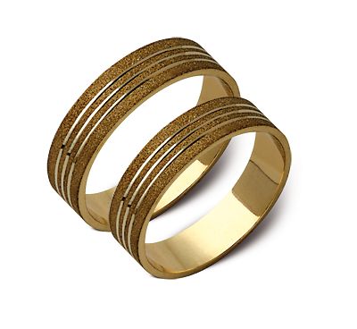 Obrączka ślubna - lux 053